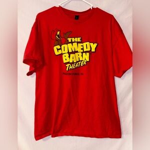 Gildan Red Comedy Barn Theater T-Shirt